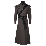 House of the Dragon 2 Prince Aemond Targaryen Grey Suit With Eye Patch Suit Cosplay Costume Halloween Carnival Outfit
