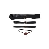 House of the Dragon 2 Prince Aemond Targaryen Eye Patch Belt Set Accessory Props Cosplay Costume Halloween Carnival