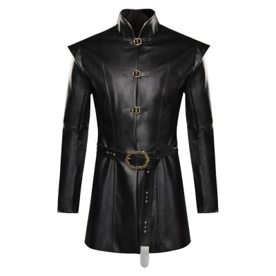 House of the Dragon 1 Aemond Targaryen Coat Belt Medieval Suit Cosplay Costume Halloween Carnival Outfit