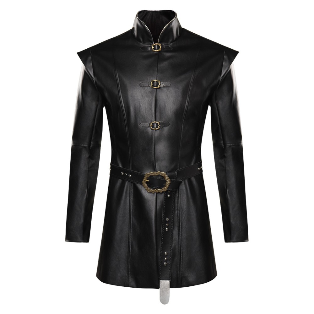House of the Dragon 1 Aemond Targaryen Coat Belt Medieval Suit Cosplay Costume Halloween Carnival Outfit