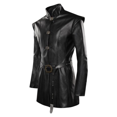 House of the Dragon 1 Aemond Targaryen Coat Belt Medieval Suit Cosplay Costume Halloween Carnival Outfit