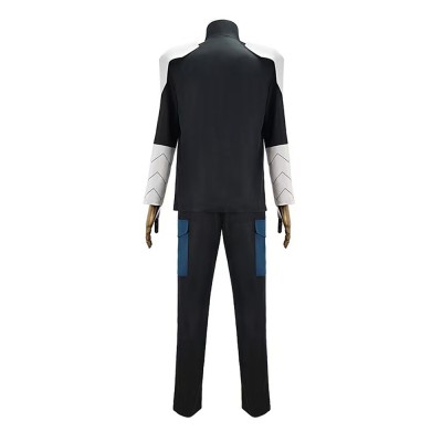 Hoshina Soshiro Black Cosplay Costume Halloween Carnival Outfit