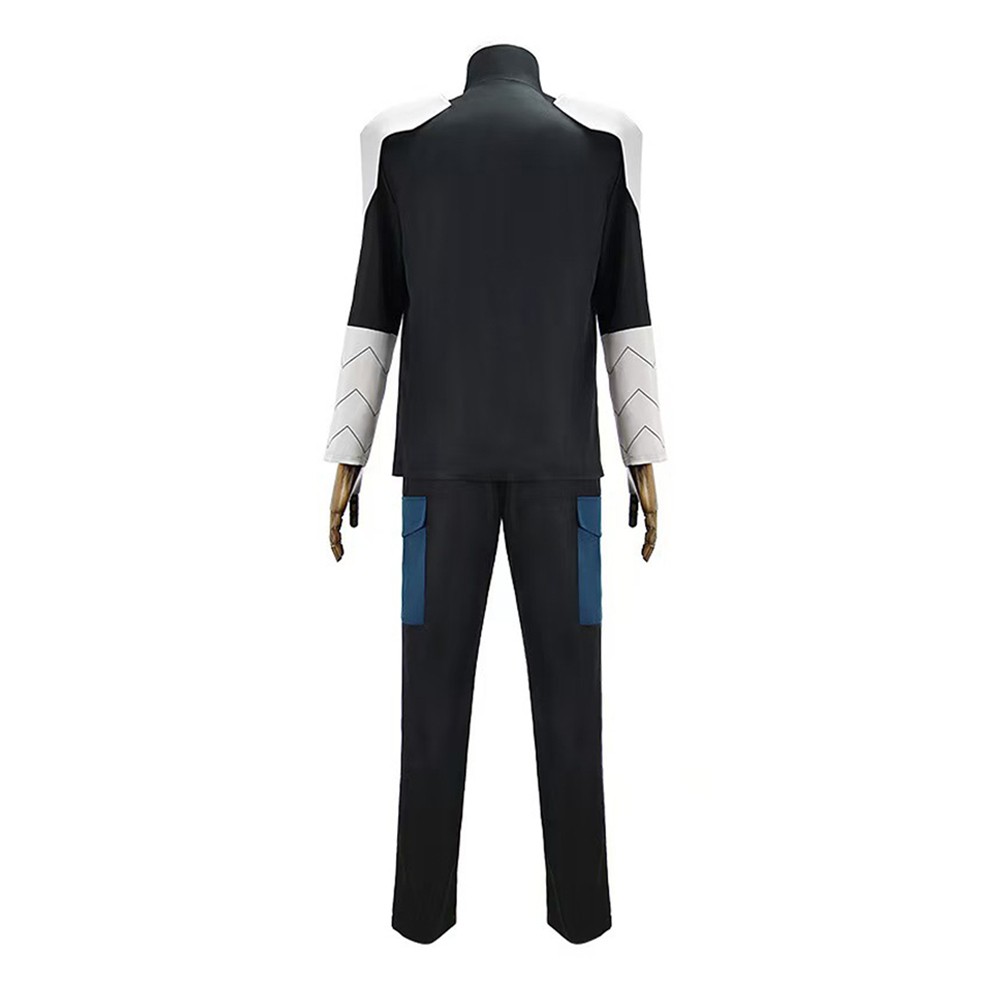 Hoshina Soshiro Black Cosplay Costume Halloween Carnival Outfit