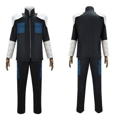 Hoshina Soshiro Black Cosplay Costume Halloween Carnival Outfit