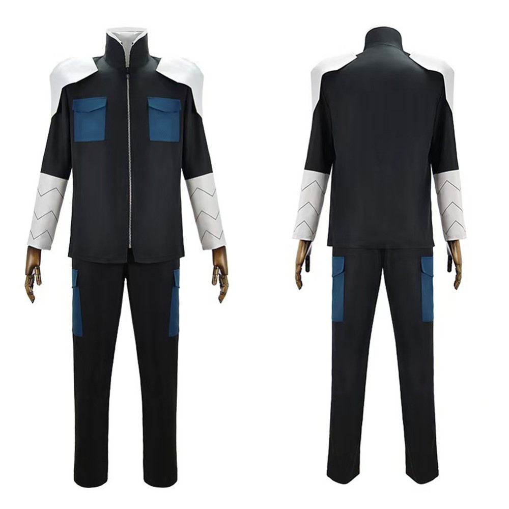 Hoshina Soshiro Black Cosplay Costume Halloween Carnival Outfit