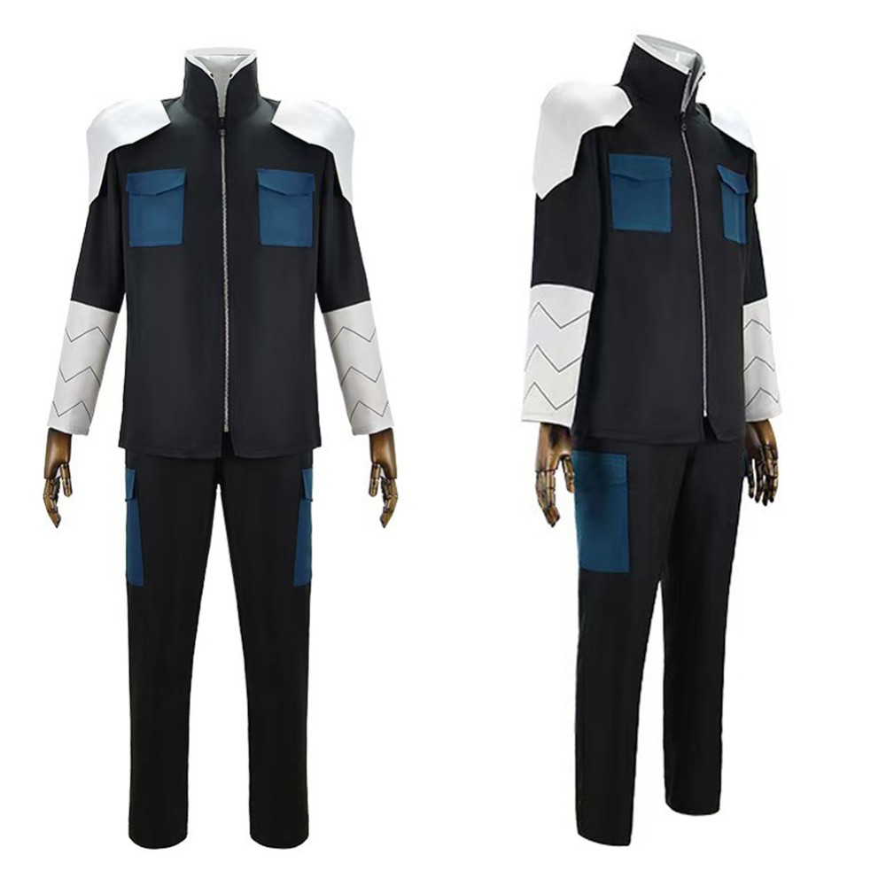 Hoshina Soshiro Black Cosplay Costume Halloween Carnival Outfit