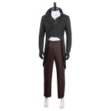 Horror Haunted Mansion The Hat Box Ghost Suit Cosplay Costume Halloween Carnival Outfit