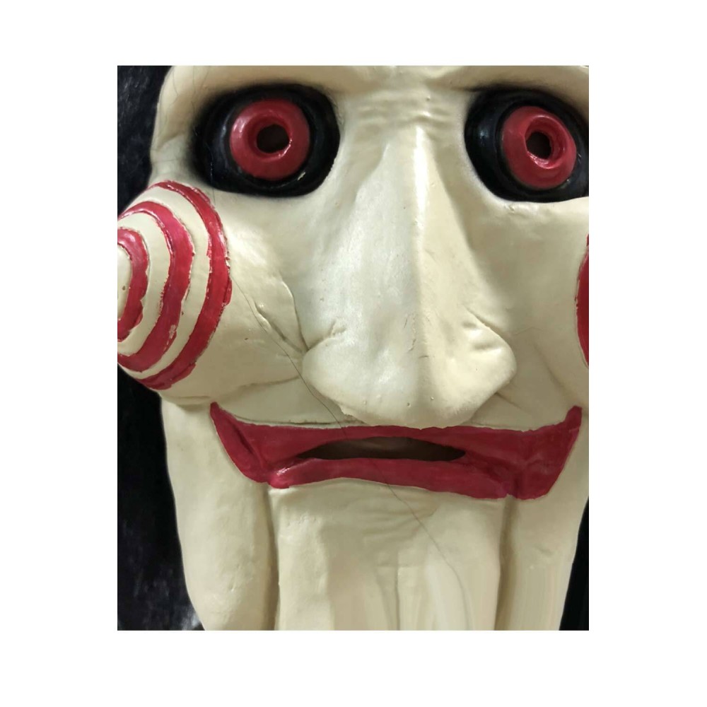 Horror Saw X Saw 10 Jigsaw Mask Custome Accessories Props Cosplay Costume Halloween Carnival