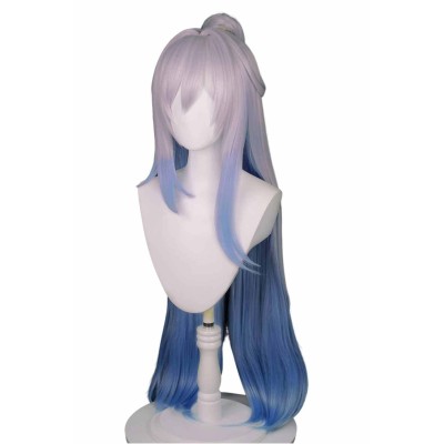 Honkai Star Rail Jingliu Wig Heat Resistant Synthetic Hair Accessories Cosplay Costume Halloween Carnival