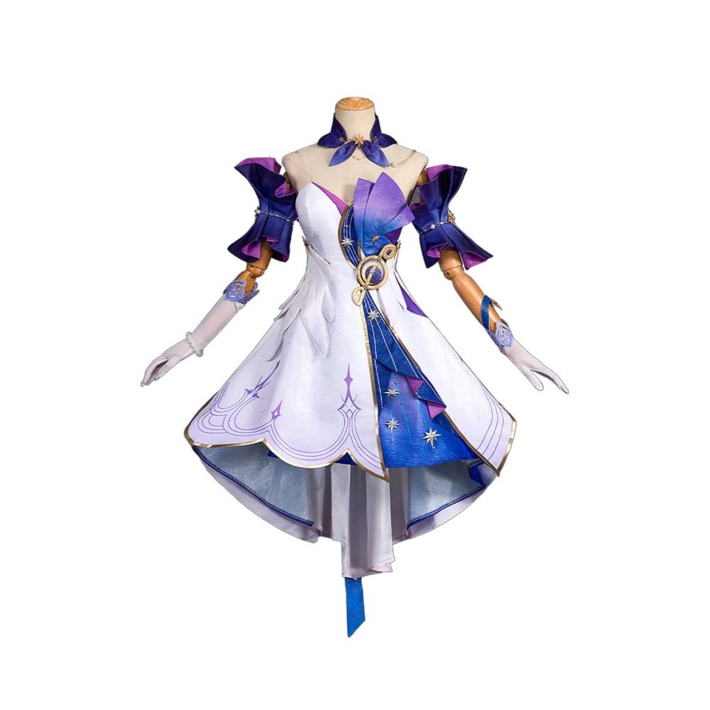 Honkai: Star Rail Robin Zhi Gengniao Full Set Suit Cosplay Costume Halloween Carnival Outfit