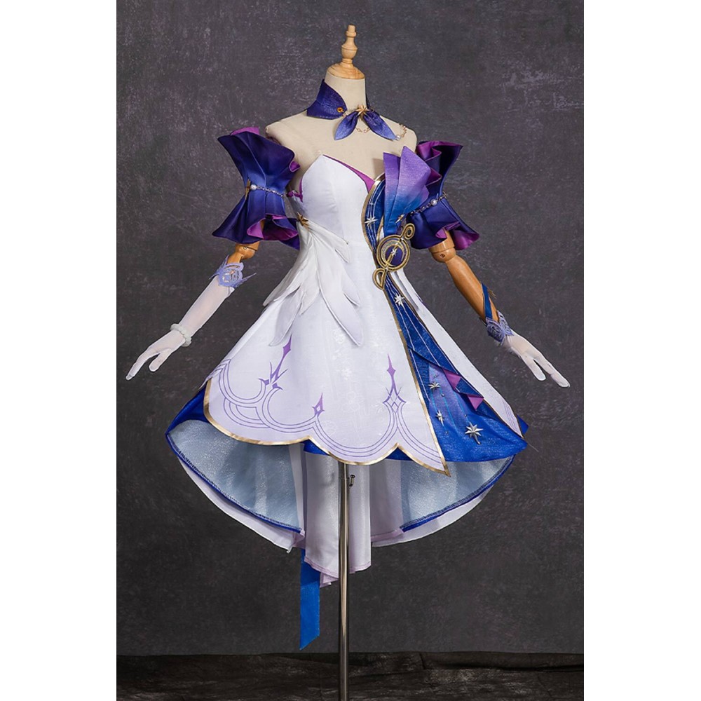 Honkai: Star Rail Robin Zhi Gengniao Full Set Suit Cosplay Costume Halloween Carnival Outfit