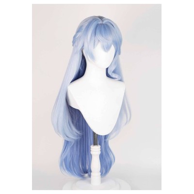 Honkai: Star Rail Robin Blue Wig Heat Resistant Synthetic Hair Accessories Cosplay Costume Halloween Carnival