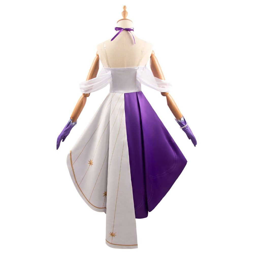 Honkai: Star Rail Robin Concert 2024 Women Purple Dress Suit Cosplay Costume Halloween Carnival Outfit