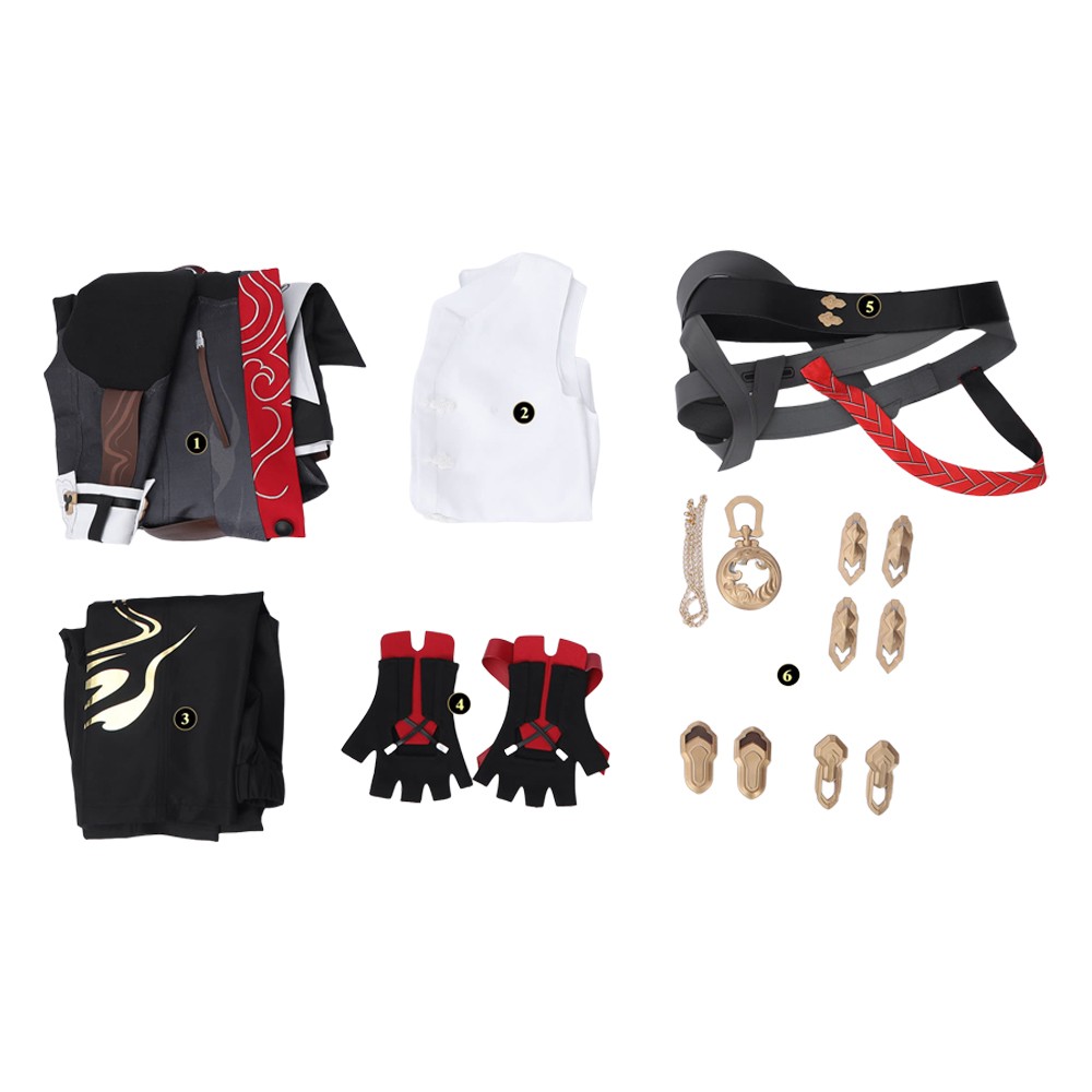 Honkai: Star Rail Male Trailblazer Red Skin Cosplay Costume Halloween Carnival Outfit