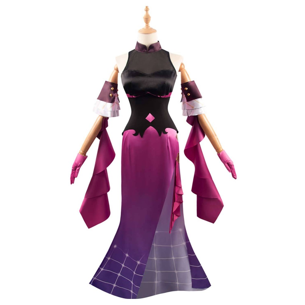 Honkai: Star Rail Kafka Concert 2024 Women Purple Dress Suit Cosplay Costume Halloween Carnival Outfit