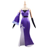 Honkai: Star Rail Jingliu Concert 2024 Women Purple Dress Suit Cosplay Costume Halloween Carnival Outfit