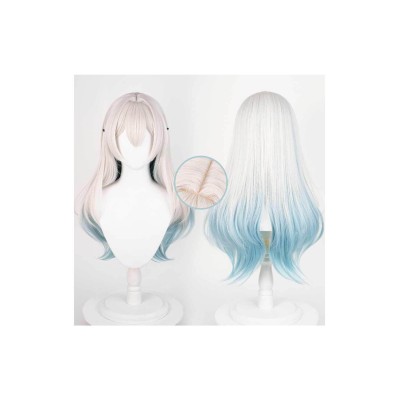 Honkai: Star Rail Firefly Wig Heat Resistant Synthetic Hair Accessories Cosplay Costume Halloween Carnival