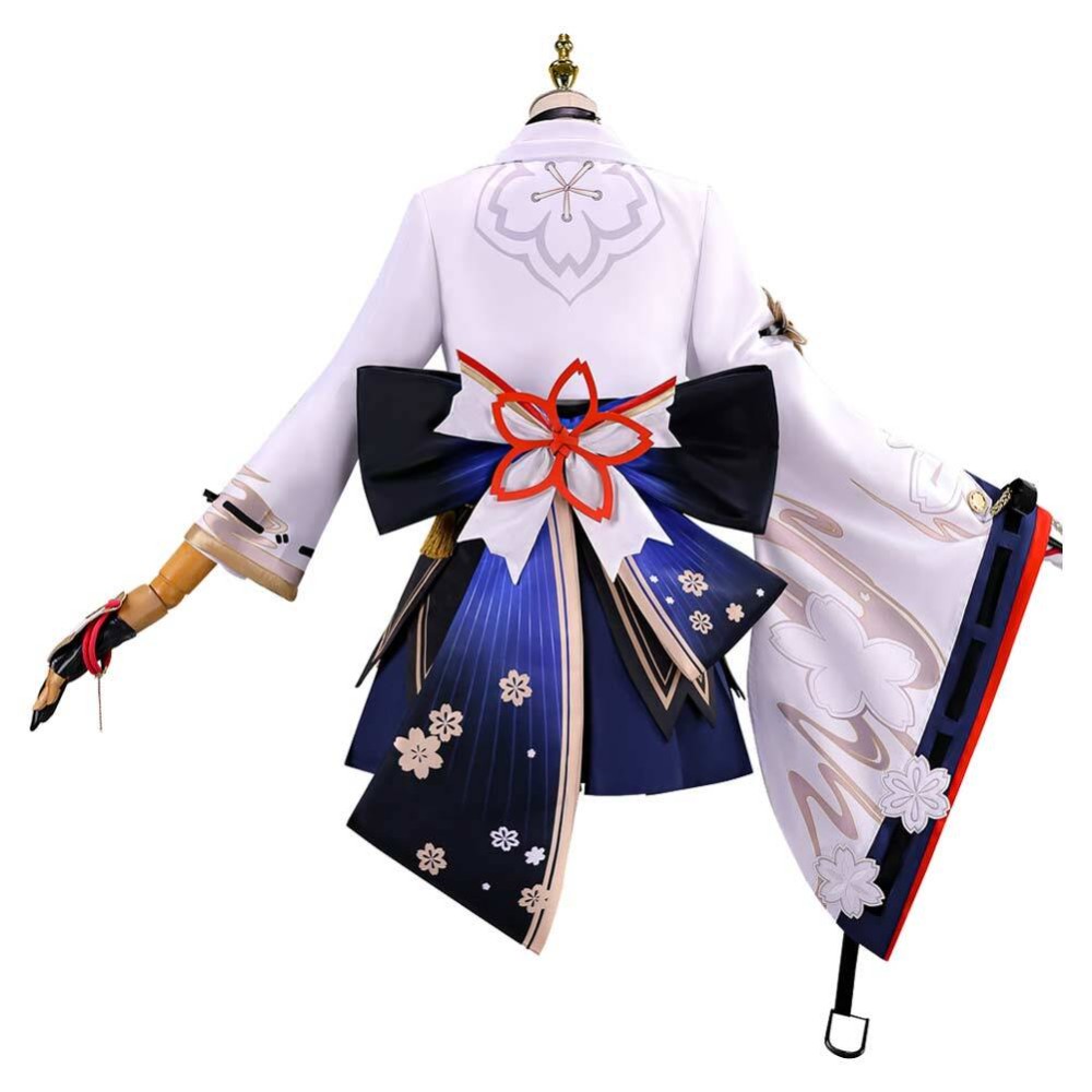 Honkai: Star Rail Evanescia Women White Cosplay Costume Halloween Carnival Outfit