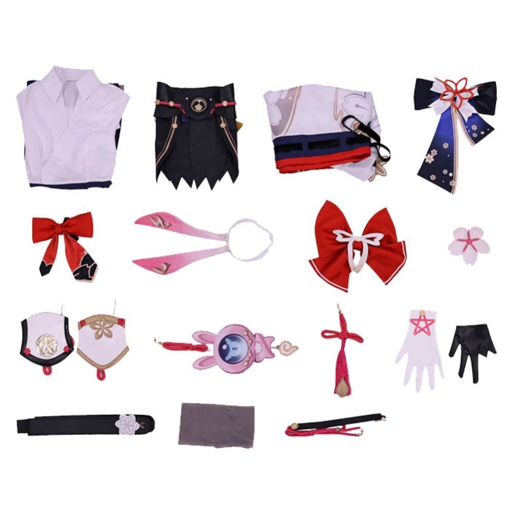 Honkai: Star Rail Evanescia Women White Cosplay Costume Halloween Carnival Outfit