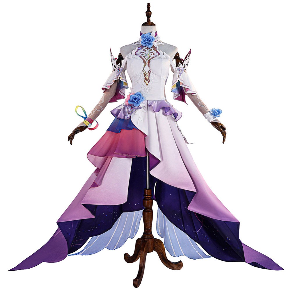 Honkai: Star Rail Cyrene White Woman Cosplay Costume Halloween Carnival Outfit