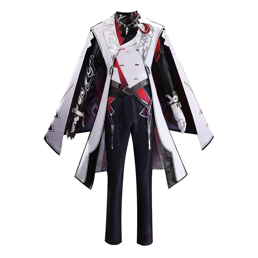 Honkai: Star Rail Ashveil Black and White Cosplay Costume Halloween Carnival Outfit