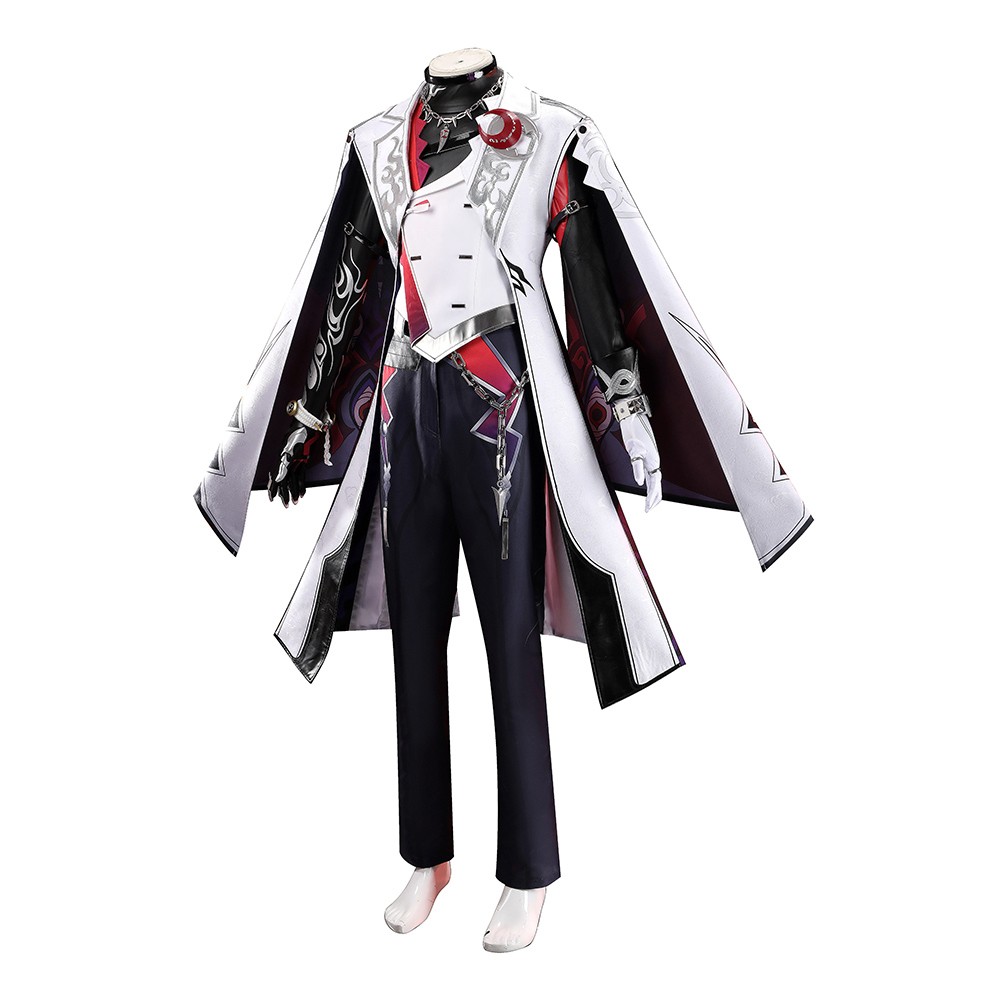 Honkai: Star Rail Ashveil Black and White Cosplay Costume Halloween Carnival Outfit