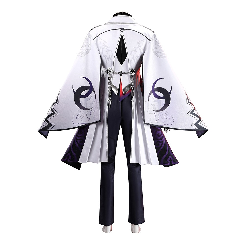 Honkai: Star Rail Ashveil Black and White Cosplay Costume Halloween Carnival Outfit