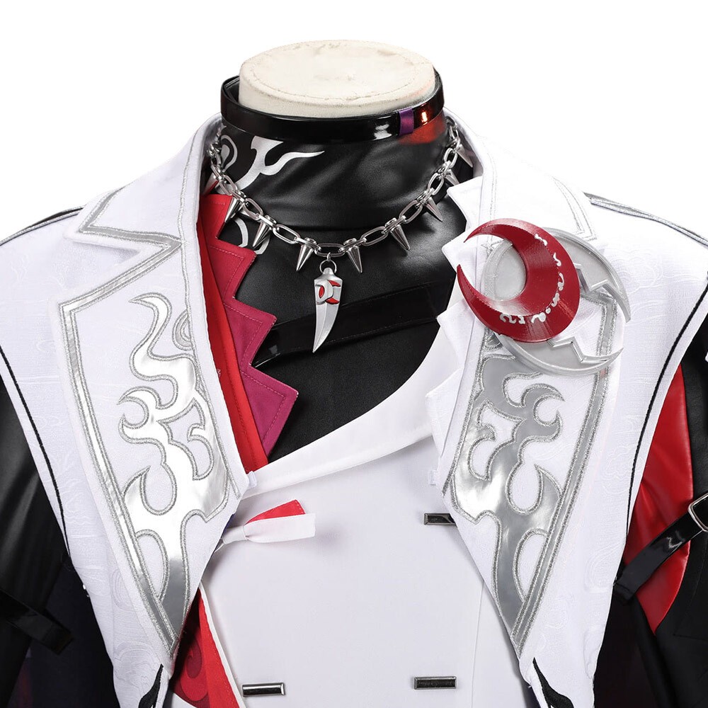 Honkai: Star Rail Ashveil Black and White Cosplay Costume Halloween Carnival Outfit