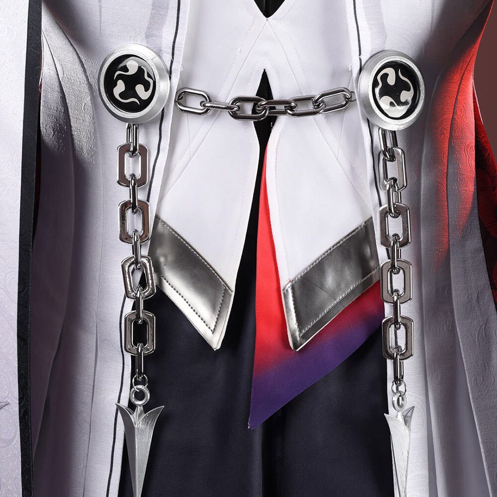 Honkai: Star Rail Ashveil Black and White Cosplay Costume Halloween Carnival Outfit