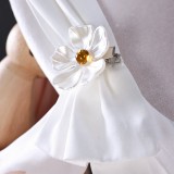 Honkai: Star Rail Aglaea Women White Dress Fullset Cosplay Costume Halloween Carnival Outfit