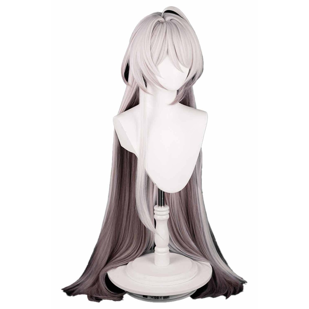 Honkai: Star Rail Acheron Pink White Wig Heat Resistant Synthetic Hair Accessories Cosplay Costume Halloween Carnival