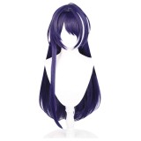 Honkai: Star Rail Acheron Dark Blue Wig Heat Resistant Synthetic Hair Accessories Cosplay Costume Halloween Carnival