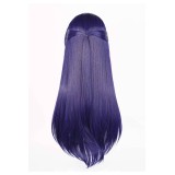 Honkai: Star Rail Acheron Dark Blue Wig Heat Resistant Synthetic Hair Accessories Cosplay Costume Halloween Carnival