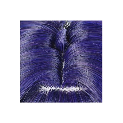 Honkai: Star Rail Acheron Dark Blue Wig Heat Resistant Synthetic Hair Accessories Cosplay Costume Halloween Carnival