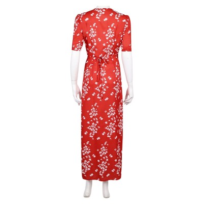 Honey Don't! Honey O Donahue Red Printed Dress Party Cosplay Costume Halloween Carnival