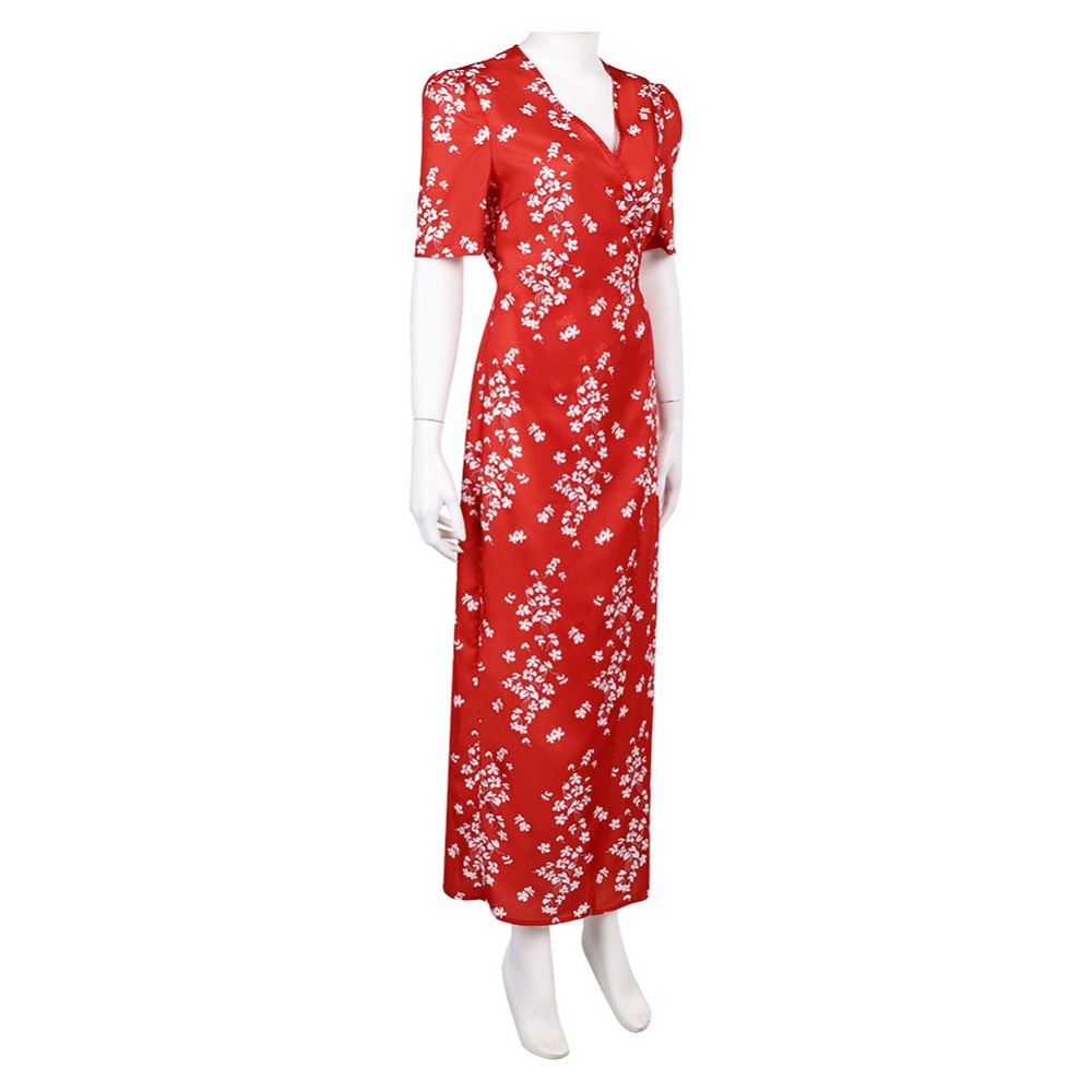 Honey Don't! Honey O Donahue Red Printed Dress Party Cosplay Costume Halloween Carnival