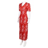 Honey Don't! Honey O Donahue Red Printed Dress Party Cosplay Costume Halloween Carnival