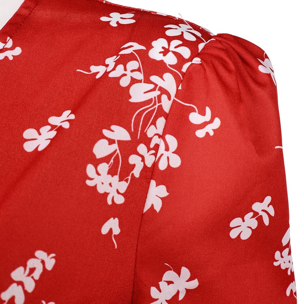 Honey Don't! Honey O Donahue Red Printed Dress Party Cosplay Costume Halloween Carnival