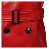 Homicipher Scarlet Rain Men Red Overcoat Cosplay Costume Halloween Carnival Outfit