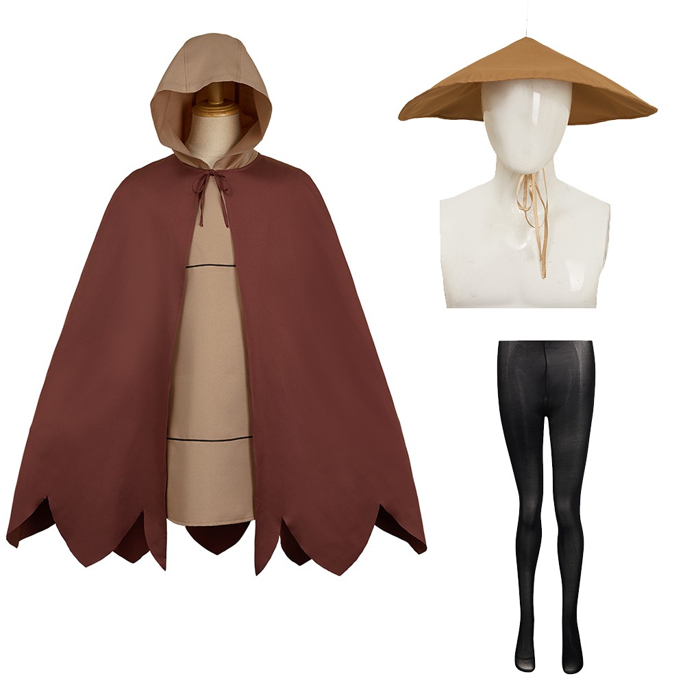Hollow Knight: Silksong Sherma Hat Robe Set Party Cosplay Costume Halloween Carnival