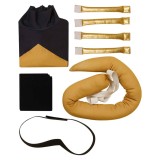 Hollow Knight: Silksong Shakra Women Yellow Jumpsuit Party Cosplay Costume Halloween Carnival