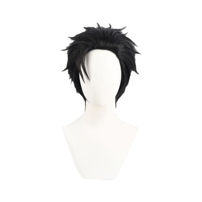 Hiromi Higuruma Black Wig Resistant Synthetic Hair Accessories Cosplay Costume Halloween Carnival