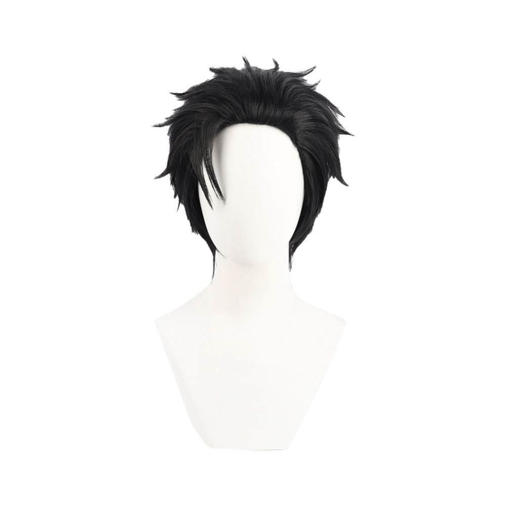 Hiromi Higuruma Black Wig Resistant Synthetic Hair Accessories Cosplay Costume Halloween Carnival