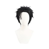 Hiromi Higuruma Black Wig Resistant Synthetic Hair Accessories Cosplay Costume Halloween Carnival