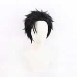 Hiromi Higuruma Black Wig Resistant Synthetic Hair Accessories Cosplay Costume Halloween Carnival
