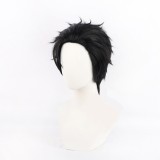 Hiromi Higuruma Black Wig Resistant Synthetic Hair Accessories Cosplay Costume Halloween Carnival