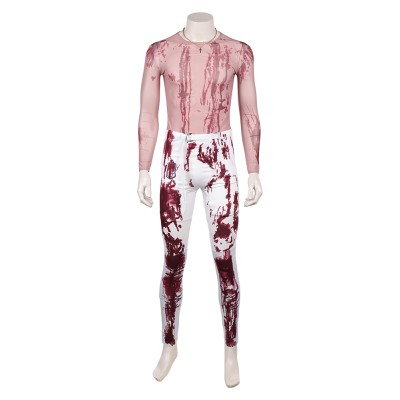 HIM the Movie Cameron Cade Printed Bloodstain Set Party Cosplay Costume Halloween Carnival Outfit