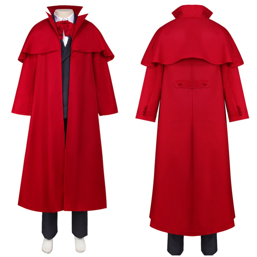 Herushingu Alucard Red Cosplay Costume Halloween Carnival Outfit