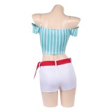 Heroines Nami Women Blue Cosplay Costume Halloween Carnival Outfit