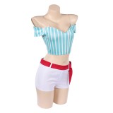 Heroines Nami Women Blue Cosplay Costume Halloween Carnival Outfit